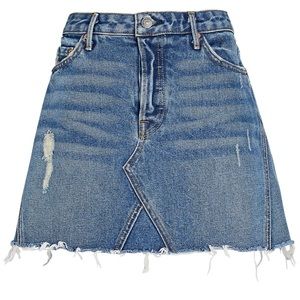 GRLFRND Mini blue jean skirt